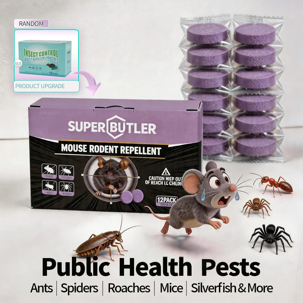 Professional Strong Mouse Control Bait Fast Action