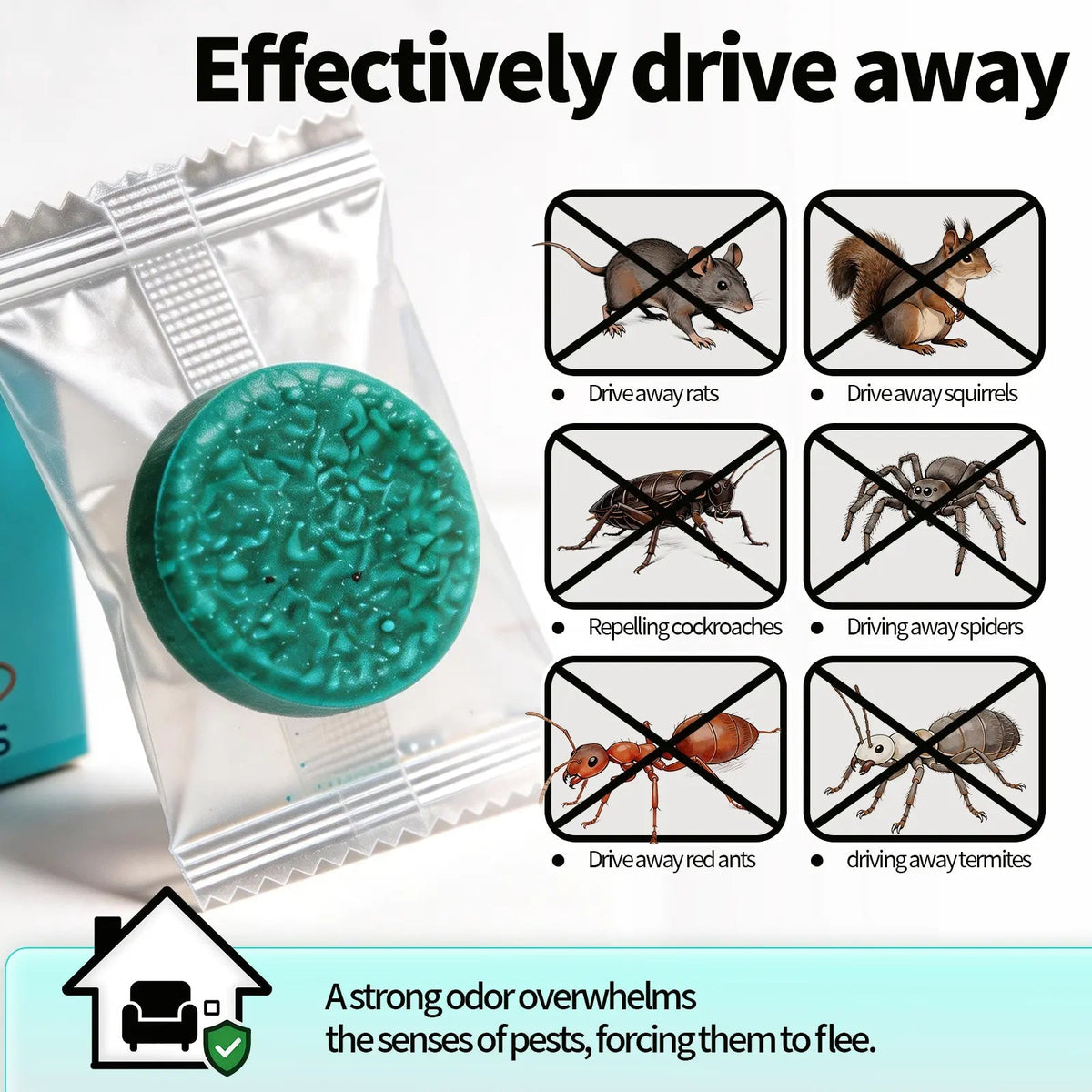Professional Strong Mouse Control Bait Fast Action