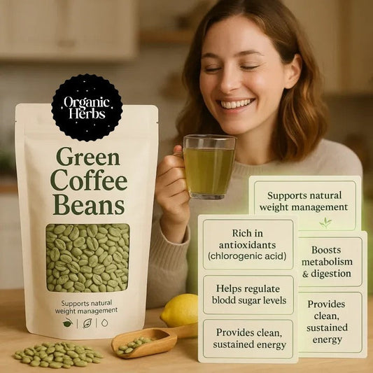 Premium Organic Green Coffee Beans